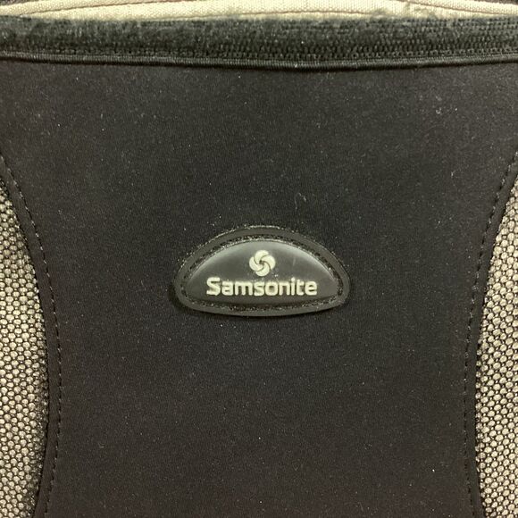 Samsonite Backpack - Gray/Red/Black - Padded Sleeve - Multi-Compartment - Picture 8 of 12